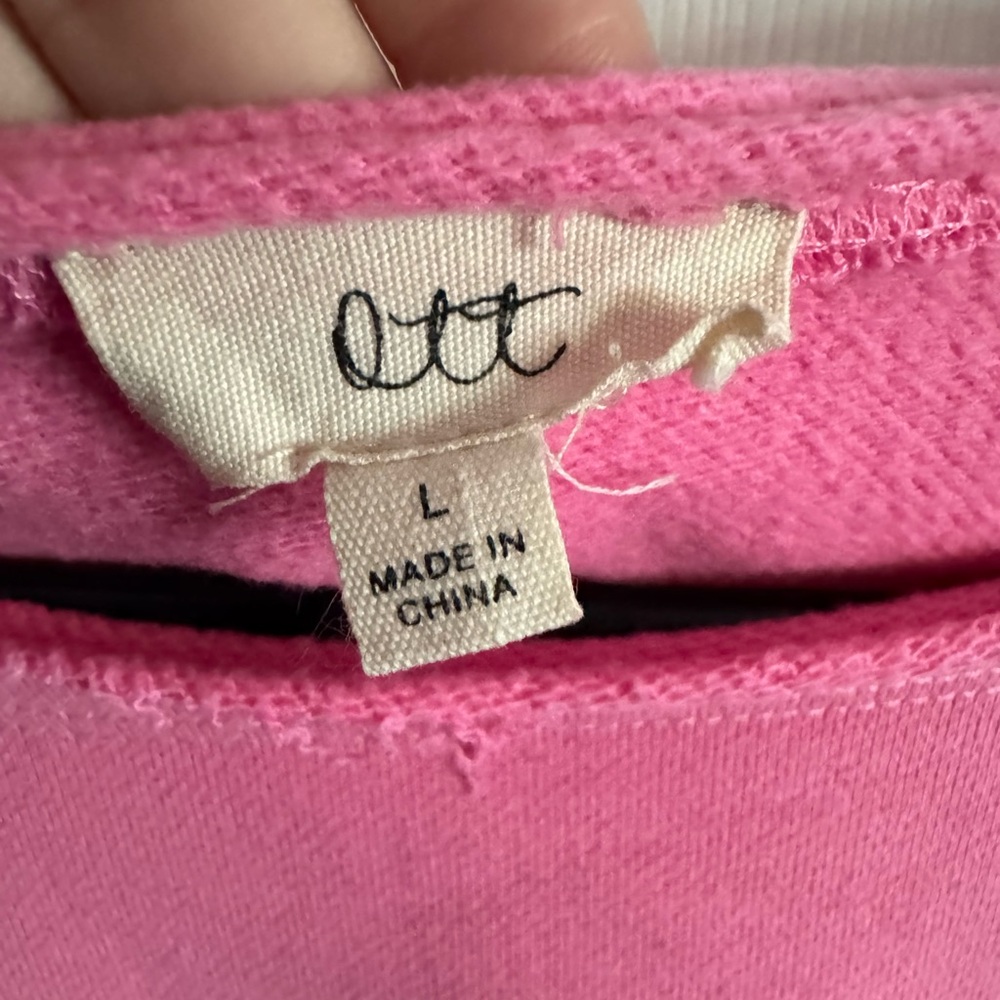Pink Sweatshirt Pullover - Picture 3 of 3
